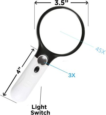 Hand Held Magnifying Glass
