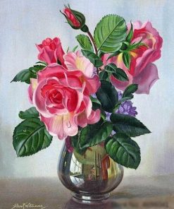Lady Sylvia Roses paint by numbers