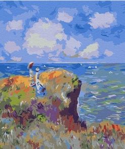 On The Bluff At Pourville Claude Monet paint by numbers