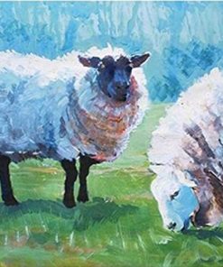 Sheep Graze paint by numbers