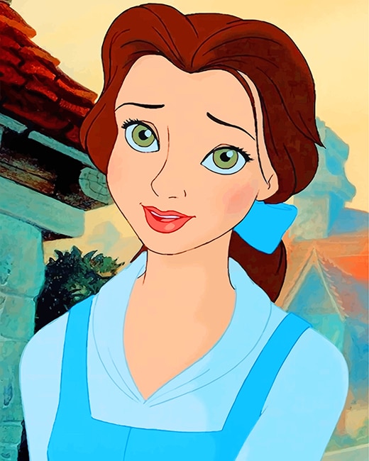 Belle Beauty and the Beast Disney NEW Paint By Numbers 