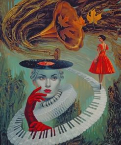 Michael Cheval Sounding Silence paint by numbers