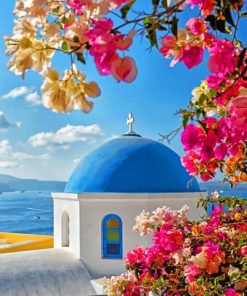 Castle Of Oia Greece Paint by numbers