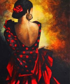 Tango Dancer paint by numbers