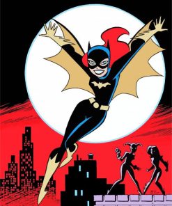 Batgirl Hero Paint by numbers