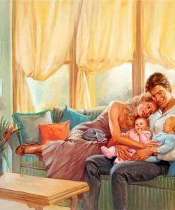 Happy Family paint by numbers