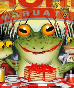 frog-eaing-pancakes-paint-by-numbers