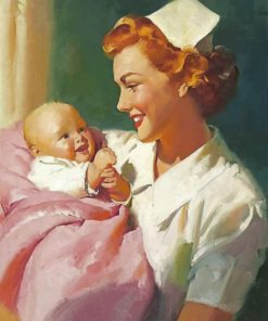 nurse-and-a-newborn-paint-by-numbers