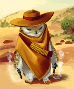 owl-bandit-paint-by-numbers