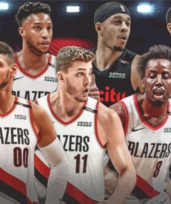 Blazers-basketball--players-paint-by-numbers