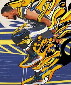 Golden-State-Warriors-player-paint-by-numbers