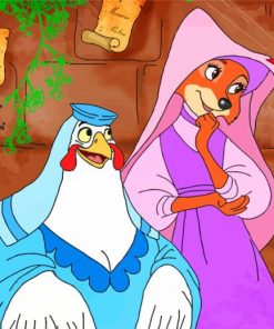 Maria And Lady Kluck Paint by numbers