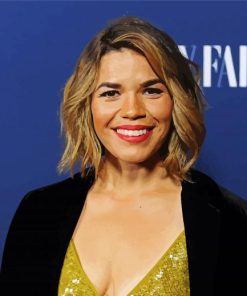 America Ferrera paint by numbers
