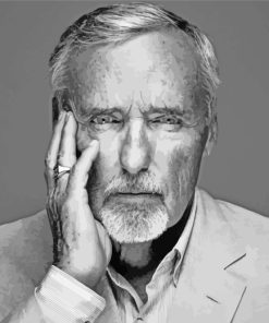 Black And White Dennis Hopper paint by numbers