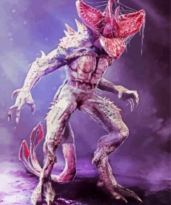 Demogorgon Stranger Things paint by numbers