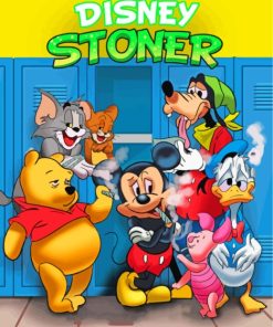 Disney Characters Stoners paint by numbers