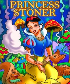 Disney Princess Stoner paint by numbers