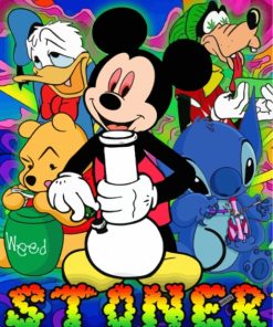 Disney Stoner paint by numbers