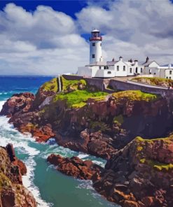 Fanad Head Lighthouse paint by numbers