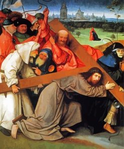 Hieronymus Christ Carrying The Cross Art paint by numbers