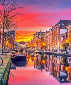 Leiden Netherland paint by numbers