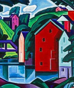 Montville By Oscar Bluemner paint by numbers