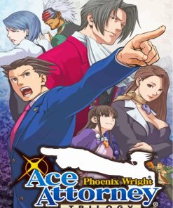 Phoenix Wright Ace Attorney Poster paint by numbers