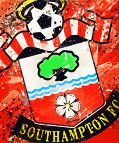 Southampton Fc Logo paint by numbers
