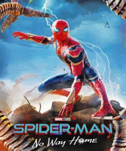 Spider Man No Way Home Movie Poster paint by numbers