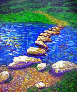 Stepping Stones Art paint by numbers