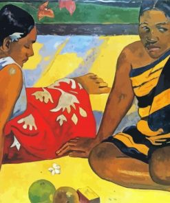 Tahitian Women On The Beach Gaugin paint by numbers