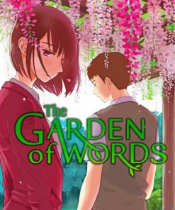 The Garden Of Words Anime Poster paint by numbers