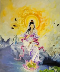 The Goddess Kuan Yin Art paint by numbers