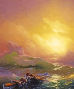 The Ninth Wave By Ivan Aivazovsky paint by numbers