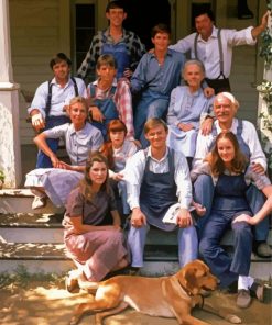 The Waltons Characters paint by numbers