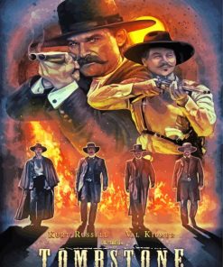 Tombstone Poster Art paint by numbers