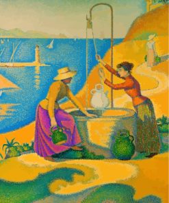 Woman At The Well By Paul Signac paint by numbers