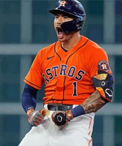 Baseball Houston Astros Player paint by numbers