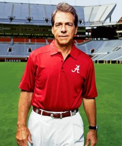 Nick Saban American Football Coach paint by numbers