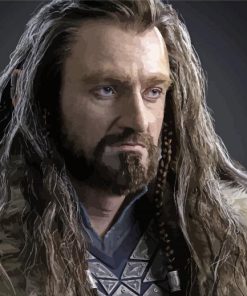 Thorin Oakenshield Character paint by numbers