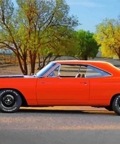1969 Plymouth Roadrunner Car paint by numbers