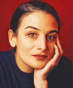 Actress Jenny Slate paint by number