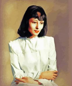 Actress Luise Rainer paint by numbers