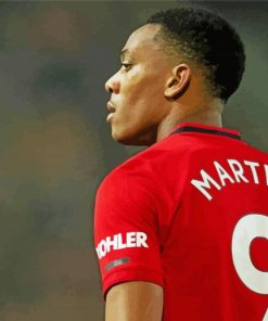 Anthony Martial paint by numbers