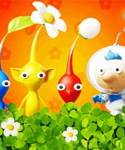 Game Pikmin paint by numbers