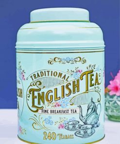 Aesthetic Traditional English Tea paint by number