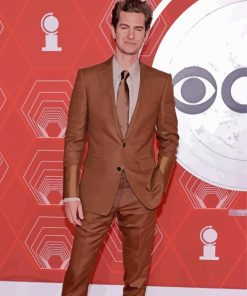 Andrew Garfield On Red Carpet paint by numbers