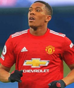 Anthony Martial Player paint by numbers