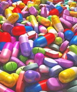 Colorful Drugs paint by number
