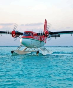 DHC 6 Twin Otter In Ocean paint by numbers
